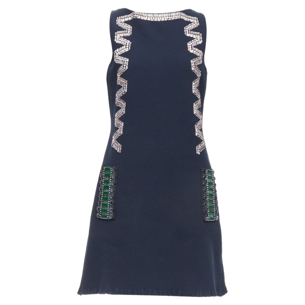 Lanvin 2015 Cotton Ribbon Shift Dress